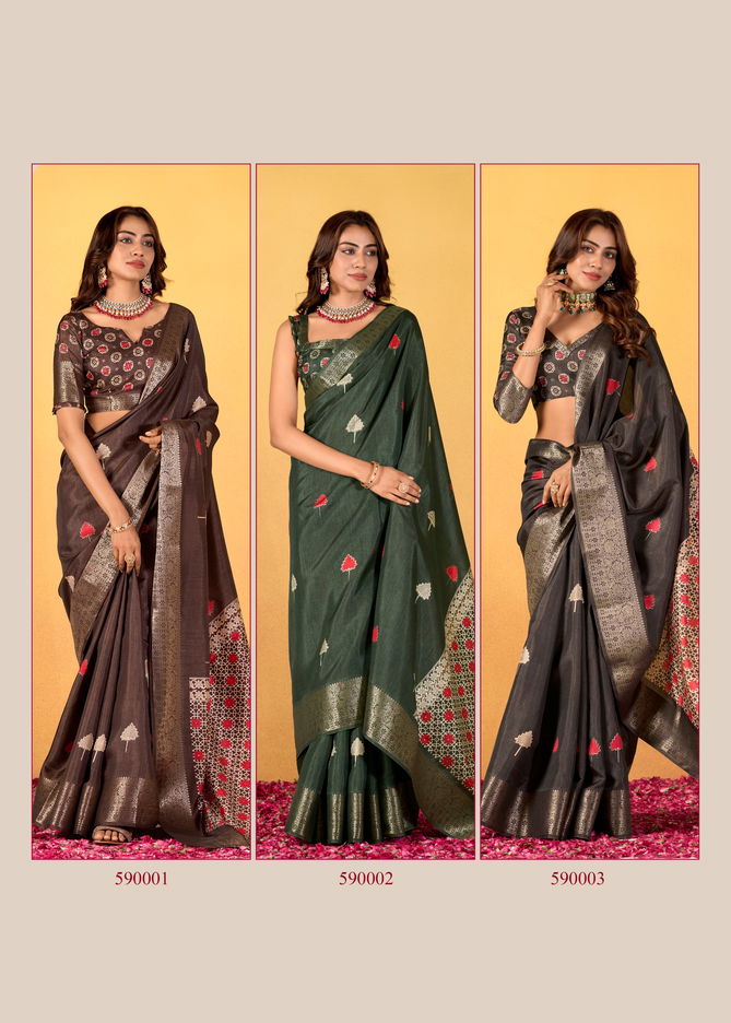 Chocolate By Rajpath Soft Dola Silk Printed Saree Wholesale Online